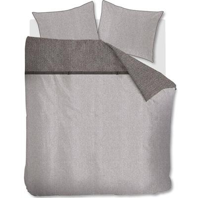 Rivièra Maison Rivièra Maison Walton dekbedovertrek - 1-persoons (140x200/220 cm + 1 sloop) - Katoen - Brown