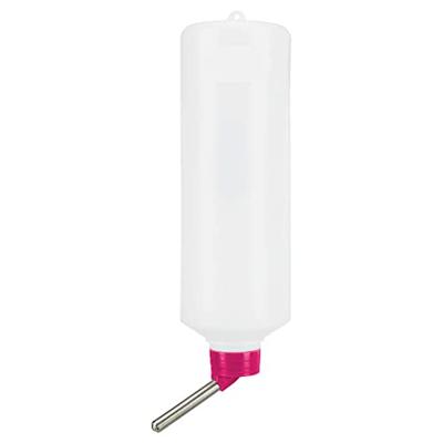 TRIXIE DRINKFLES KUNSTSTOF MET DRAADBEUGEL ASSORTI 600 ML 8 ST