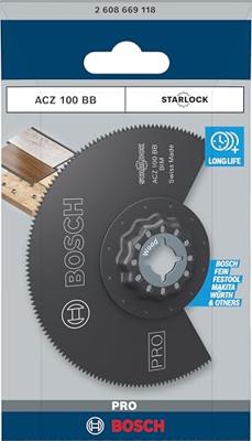 Bosch Accessoires PRO ACZ 100 BB multitoolzaagblad | 100 mm - 2608669118 Bosch Accessoires PRO ACZ 100 BB multitoolzaagblad | 100 mm - 2608669118