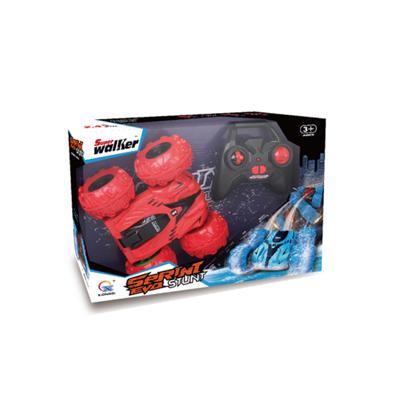 Super Walker Serini Eva Stunt RC Auto + Pomp Rood Super Walker Serini Eva Stunt RC Auto + Pomp Rood