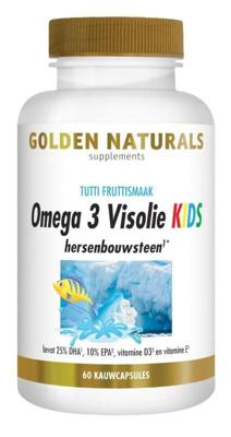 Golden Naturals Visolie KIDS Kauwcapsules
