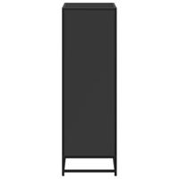 Boekenkast 60x35x107,5 cm bewerkt hout zwart - thumbnail