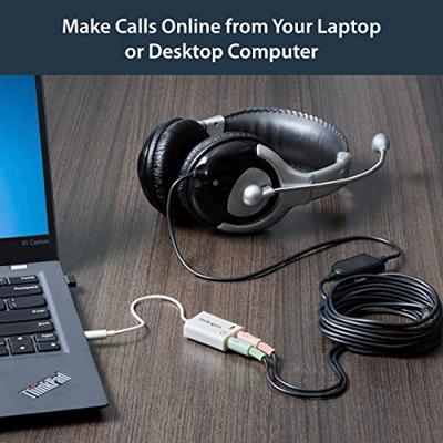 StarTech.com 3,5 mm jack audio Y-kabel, adapter voor headset, microfoon en luidspreker, AUX-kabel voor laptop en ultrabooks, stekker voor audio en microfoon, in wit