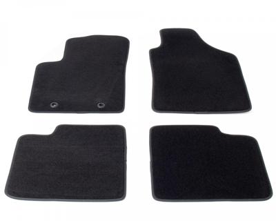 Automatten op maat - zwart velours - Fiat 500 2007-2012 Automatten op maat - zwart velours - Fiat 500 2007-2012