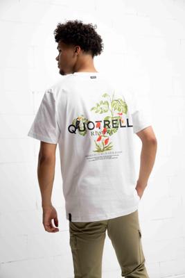 Quotrell Floral T-Shirt Heren Wit - Maat XL - Kleur: Wit | Soccerfanshop