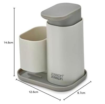 Joseph Joseph Duo Zeep Dispenser - Wit/Grijs