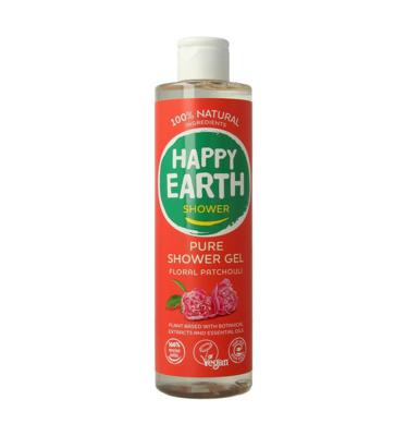 Happy Earth 100% Natural Shower Gel Floral Patchouli Happy Earth 100% Natural Shower Gel Floral Patchouli