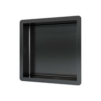 Inbouwnis Brauer Gunmetal Edition 30x30 cm Geborsteld Gunmetal PVD - thumbnail
