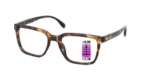 Leesbril Vista Bonita Cubo XL -progressief-Hub Havanna-+2.50 - thumbnail