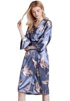 Satijnen kimono vogels - thumbnail