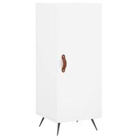 Dressoir 34,5x34x90 cm bewerkt hout wit - thumbnail