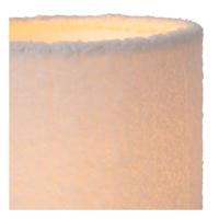 Lucide WOOLLY - Tafellamp - Ø 16 cm - 1xE14 - Beige - thumbnail