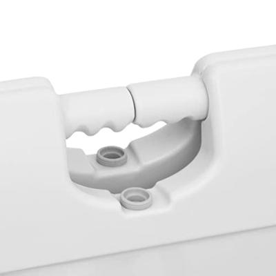 VidaXL Sandwichbord 45x7x84,5 cm hdpe grijs