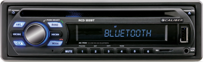 Autoradio met Bluetooth, CD, SD, USB en FM Radio - 4x 75 Watt - Microfoon voor Handsfree (RCD122BT) Autoradio met Bluetooth, CD, SD, USB en FM Radio - 4x 75 Watt - Microfoon voor Handsfree (RCD122BT)