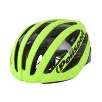 Polisport light pro fietshelm l 58-62cm fluo geel/zwart - thumbnail