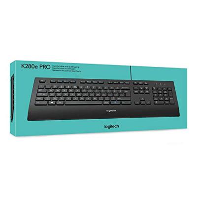 Logitech K280E Pro f/ Business toetsenbord Kantoor USB QWERTY US International Zwart - thumbnail
