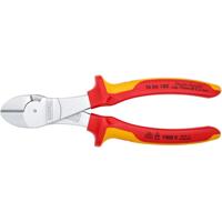 KNIPEX kracht-zijsnijtang 7406180 kniptang (rood/geel) - thumbnail