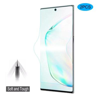 2 stk ENKAY Hat-Prins 0.1 mm 3D Full Screen Protector Explosiebestendige hydrogel film voor Galaxy Note10 2 stk ENKAY Hat-Prins 0.1 mm 3D Full Screen Protector Explosiebestendige hydrogel film voor Galaxy Note10
