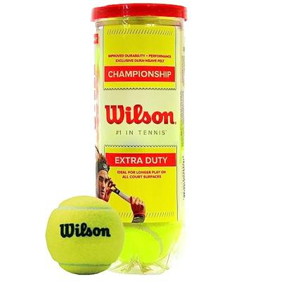 TUBE OF 3 TENNIS BALLS WILSON "CHAMPIONSHIP XD"