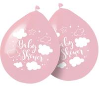 Babyshower Ballonnen Roze Meisje - 8 Stuks - thumbnail