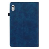 Lunso - Lenovo Tab M9 (9 inch) - Luxe Bookcase hoes - Donkerblauw - thumbnail