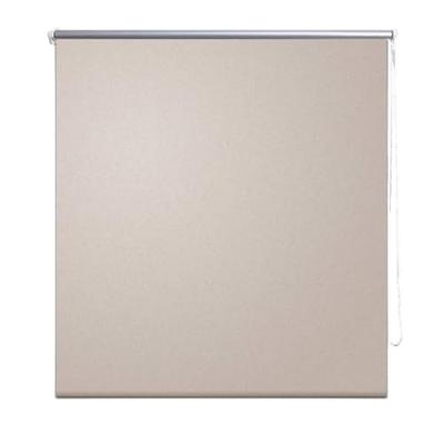 VidaXL Rolgordijn verduisterend 144,4 x 230 cm stofbreedte 140 cm beige