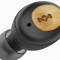 The House Of Marley CHAMPIONTWSBK Headset Draadloos In-ear Muziek USB Type-C Bluetooth Zwart, Hout - thumbnail