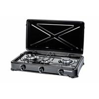 Ravanson K-03TB Zwart, Wit Aanrecht 60 cm Gaskookplaat 3 zone(s) - thumbnail