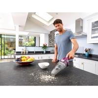Black & Decker NVC115W handstofzuiger Grijs, Paars Zakloos - thumbnail