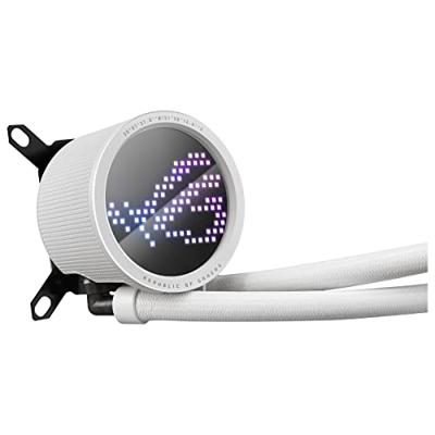 Asus ROG Ryuo III 240 ARGB White Edition CPU-koellichaam met ventilator Asus ROG Ryuo III 240 ARGB White Edition CPU-koellichaam met ventilator