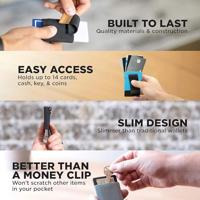 Gomatic Wallet V2, zwart - thumbnail