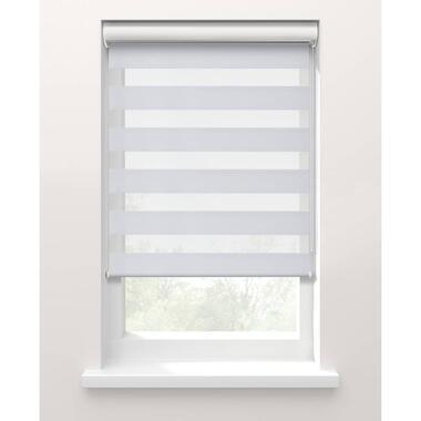 Duo rolgordijn Larisa lichtdoorlatend - wit (10031)