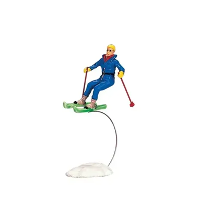 Lemax weekend skier kerstdorp figuur type 2 Vail Village 2003