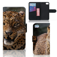 iPhone 7 | 8 | SE (2020) | SE (2022) | Telefoonhoesje | Met pasjeshouder | Luipaard - thumbnail
