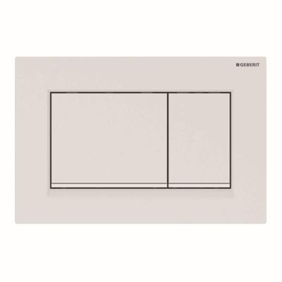 Geberit Sigma 20 (ex Sigma 30) bedieningspaneel mat wit voor Sigma reservoirs 8cm (UP720) en 12cm (UP320)
