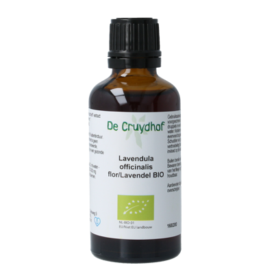 Cruydhof Lavandula officinalis flor tinctuur bio 50 Milliliter Cruydhof Lavandula officinalis flor tinctuur bio 50 Milliliter