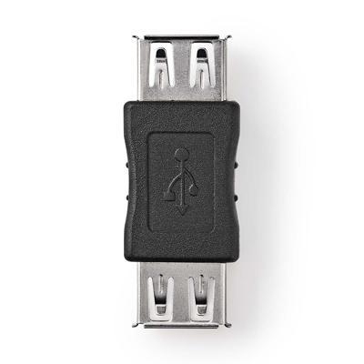 Nedis USB-A Adapter | USB-A Female | USB-A Female | 480 Mbps | Zwart | 1 stuks - CCGB60900BK CCGB60900BK