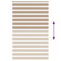 Zebra Blind 150x230 cm stofbreedte 145,9 cm polyester zandbruin - thumbnail