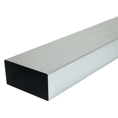 Rechthoekig (instort) Kanaal 100 X 40mm - L=1500mm - Staal