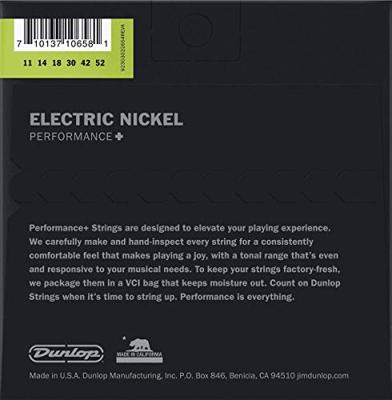 Dunlop DEN1152 Electric Nickel Medium Heavy 11-52 snarenset