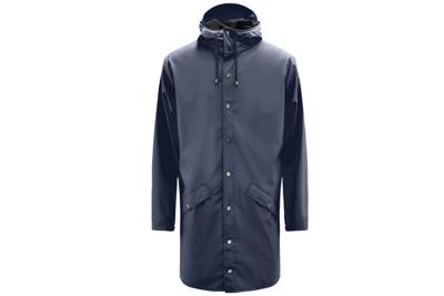Rains Long Jacket Fietsjas - Blauw Rains Long Jacket Fietsjas - Blauw