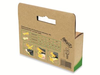 Quadrios 2011C404 2011C404 Aftakconnector Flexibel: 4-6 mm² Massief: 4-6 mm² Aantal polen: 2 20 stuk(s) Geel