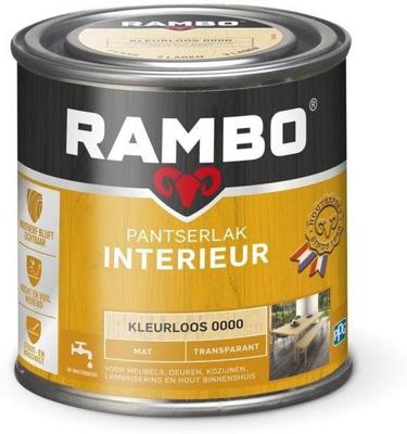 Pantserlak interieur mat 000 0,25l Rambo - Rambo Pantserlak interieur mat 000 0,25l Rambo - Rambo