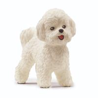 Schleich farm world bichon frise 13963 - thumbnail