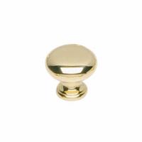 Intersteel Meubelknop paddenstoel ø25mm - messing gelakt - thumbnail