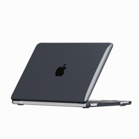 Lunso MacBook Neo cover hoes - case - Glanzend Zwart - thumbnail