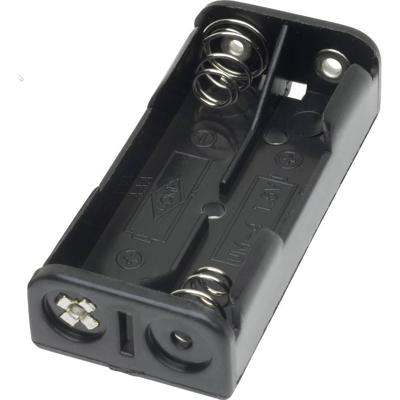 TRU COMPONENTS BH-421-3D Batterijhouder Aantal cellen: 2 AAA (potlood) Soldeeraansluiting