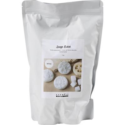 Creativ Company Witte zeep basis, granules, 1000 gr/ 1 doos
