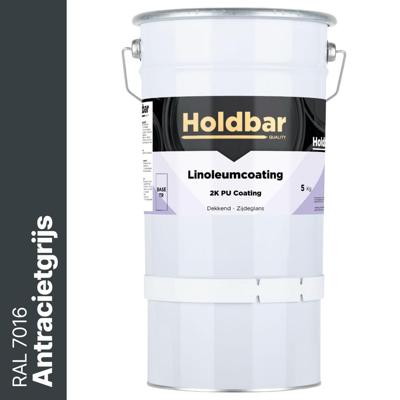 Holdbar Linoleumcoating Antracietgrijs (RAL 7016) 5 Kg