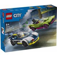 LEGO City politiewagen en snelle autoachtervolging 60415 - thumbnail